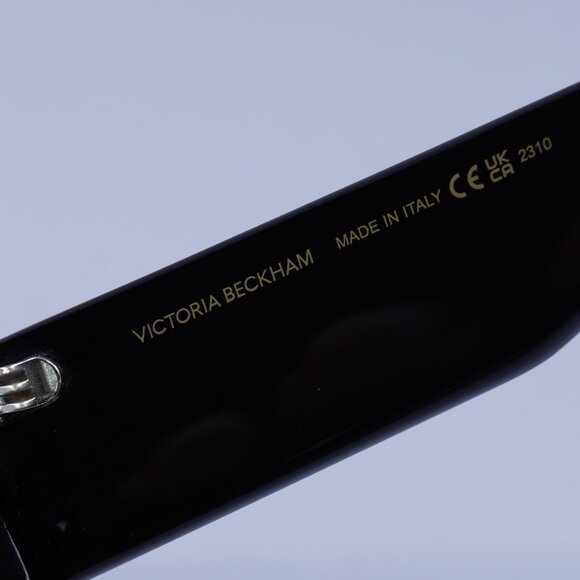 Victoria Beckham VB654S 001 Sunglasses Black Oval Frame, Grey Lenses - Picture 7 of 10